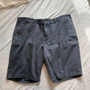 Express Navy Blue Flat Front Shorts size 38